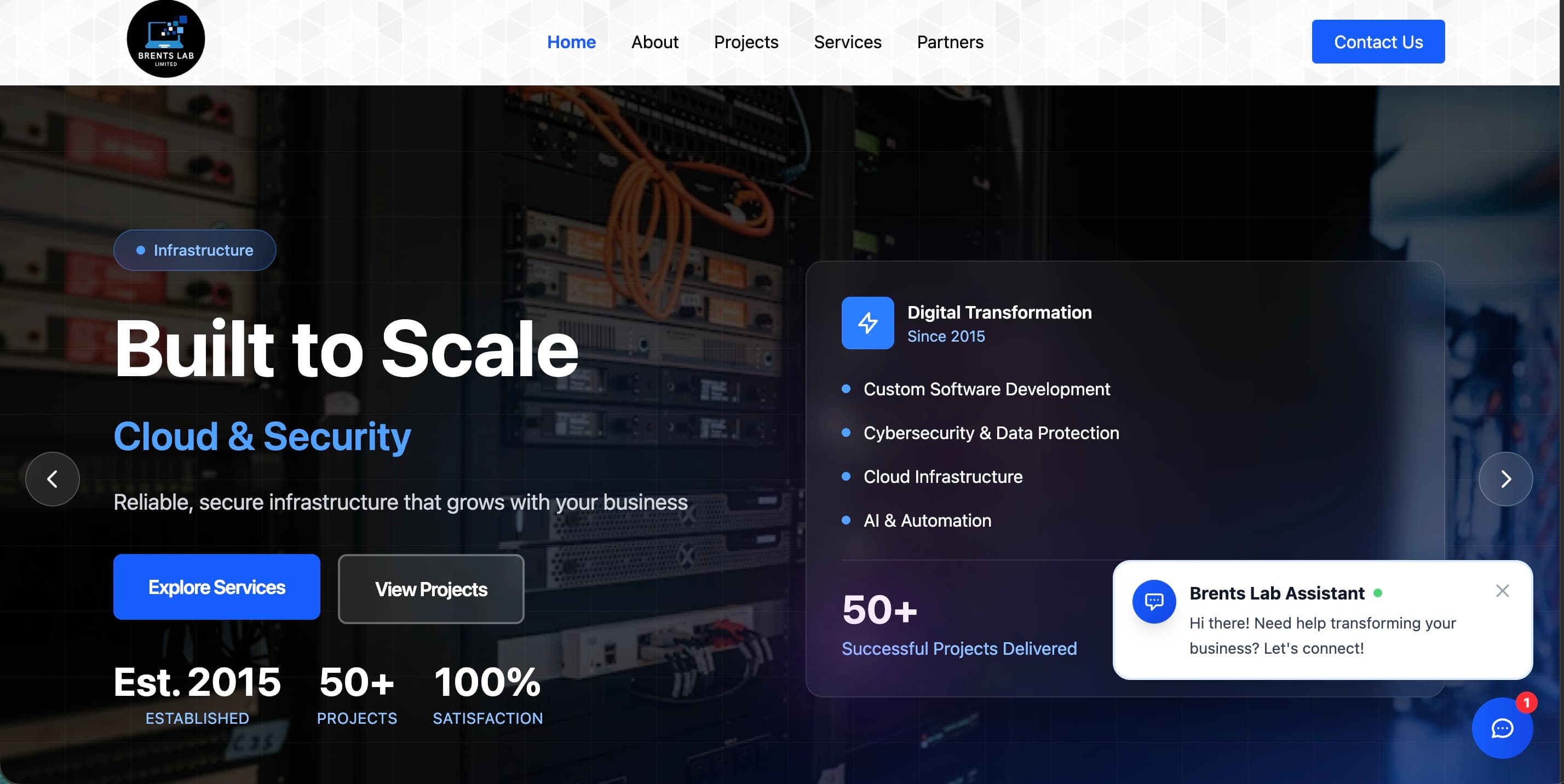 A digital transformation company, online. preview